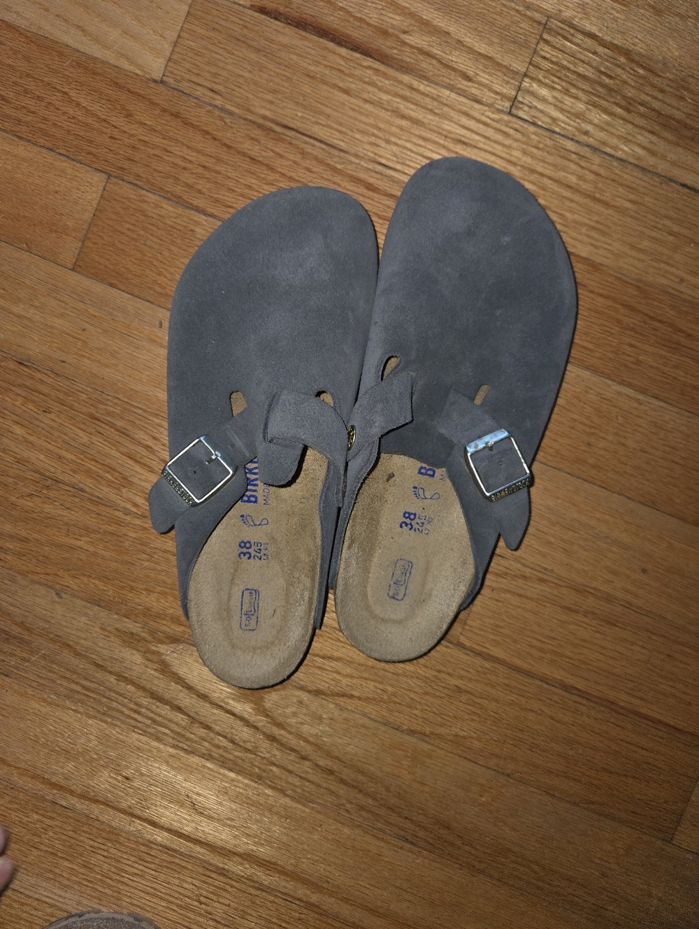 Women' Grey Birkenstock Boston 38 - Picture 3 of 5